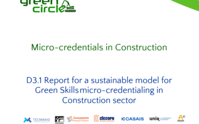 Be informed about our WP3 report on Sustainable model for Green Skills micro-credentialing in Construction Sector